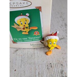 Hallmark up to tweetop Tweety Bird vintage ornament Xmas miniature
